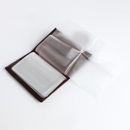 Cover for car documents and passports for magnet, brown color-6