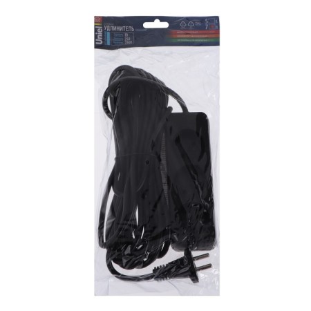 Excumber Uniel Standart, 3 sockets, 7 m, 10 a, 2500 watts, without salary, black-4
