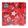 New Year's napkins paper bouquet de luxe “New Year's composition, red”, 3 layers, 24x24 cm, 25 pcs.