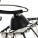 Chandelier "Dack" 2he27 40w Black 46x10x22 cm Bayerlux