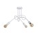 Lamp "Knot" White 3x40W E27 85x85x40 cm