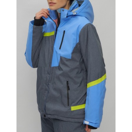 Ski suit female, size 60, blue color-4