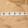 Corset-base b and a corset, 25 cm, white/silver color