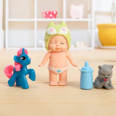 Pups "Baby" with pets, with accessories, mix-1
