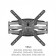 Black Black 37 "-70" Max. 36.4kg, wall turn and slope bracket