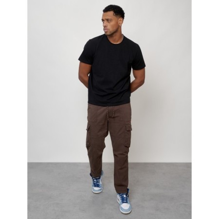 Cargo jeans men, size 46-48, brown color-10