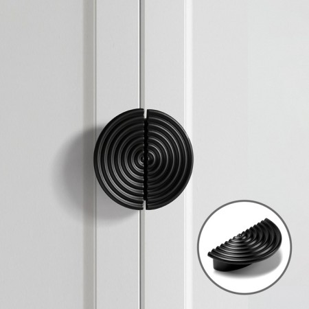 Furniture handle Cappio m/o = 64, black color