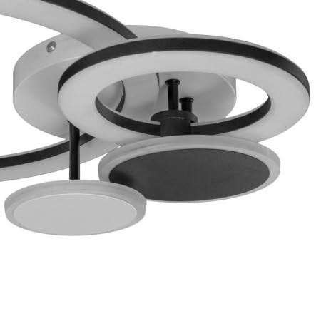 Luer with PDD "Ringo" 4XLED 100W 3000-6000K Black 60x50x10.5 cm Bayerlux-6