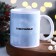 Ceramic mug “Bring me a deer”, 320 ml, blue color