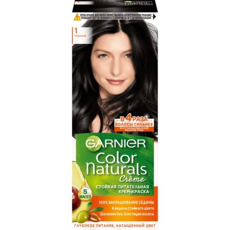 Hair dye Color Naturals, 1 black