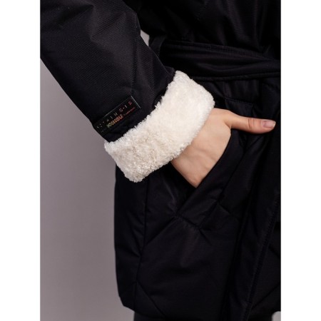 Jacket for girls, height 158 ​​cm, black color-15
