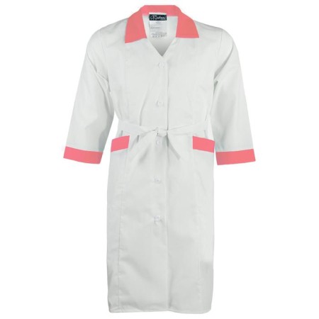Medical female bathrobe, p. 54, height 170-176, white/blue color-2