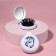 Massage Cats comb, folding, with a mirror, 6.5 × 2.5 cm, white color