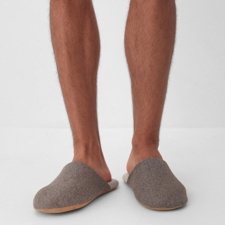 Male slippers, eco size 42-43, brown color-3