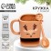 A mug with a spoon and a deer cookie compartment, 200 ml