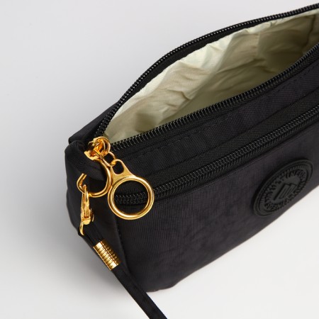 Bag Women's Cross-Bodi with a zipper, black color-8