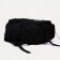 Youth backpack from textiles, 2 pockets, black color