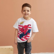 T-shirt Children's Spider-Man, height 110-116, white