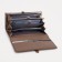 Women's wallet on magnets, brown color