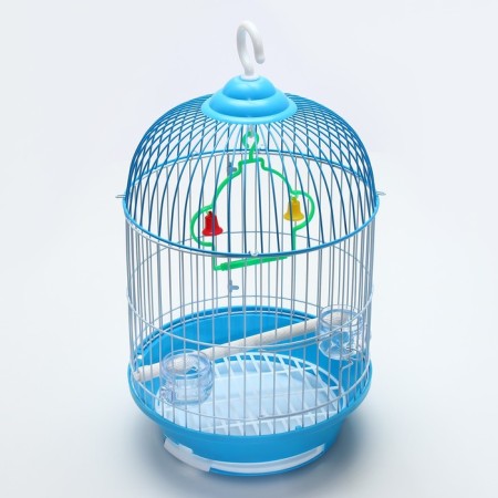 Birds Cell-Kound equipped BD-4/2, 23.5 x 33 cm, blue-1