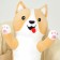 Soft toy-punch "Corgi", 90 cm