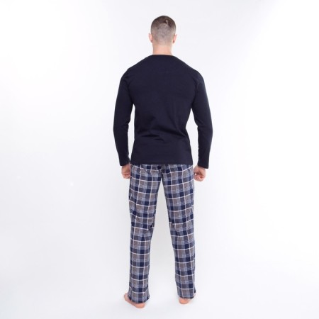 Homemade male set (jumper/pants), ink color, size 52-6