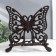Souvenir cast iron stand "Butterfly" 29x5x27 cm