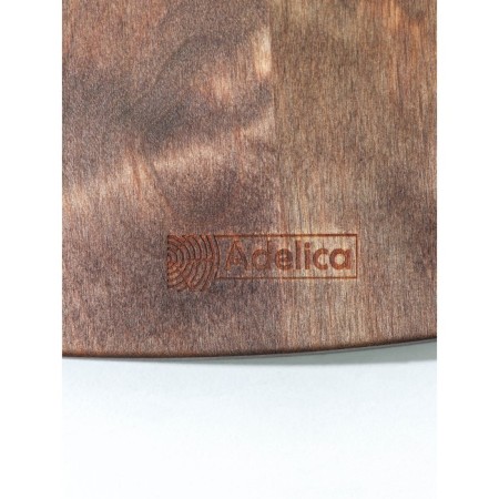 ADELICA cheese board "For feed", 24 × 14 × 1.8 cm, array of birch, chocolate color-2