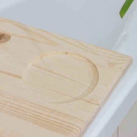 Bath shelf, 68 × 28 × 4 cm, pine-3