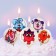 Candle for the cake "Happy Birthday!", 5 pieces, smeshariki