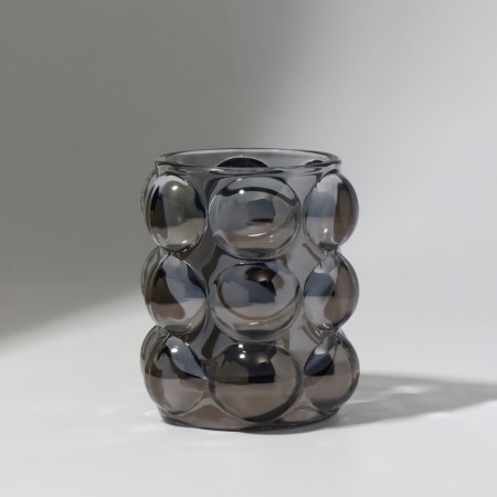 Storage for storage of cosmetic supplies "Bubble", 10 × 8 cm, black color-2