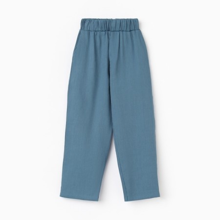 Pants for the boy KAFTAN LINEN, p. 32 (110-116), blue-6