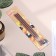 Set of candles in the cake, 6 pieces "Happy", 17 cm, gold with metallic