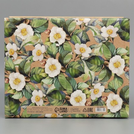 Gift folding box, packaging, “from the heart”, 31.2 x 25.6 x 16.1 cm-2