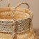Wicker basket, from bamboo 30x30x40 cm