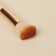 A set of makeup brushes "France", 7 items, on a button, beige/pink color