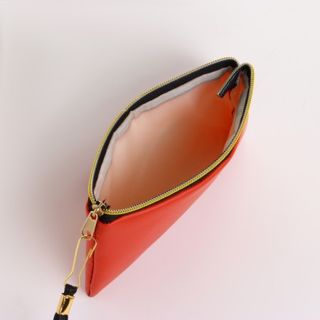 Women's wallet with lightning, red color-2
