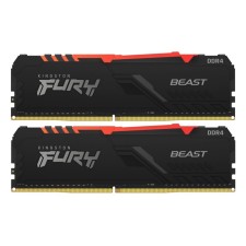 Память DDR4 2x16GB 3600MHz Kingston KF436C18BB2AK2/32 Fury Beast RGB RTL Gaming PC4-28800 C   106500