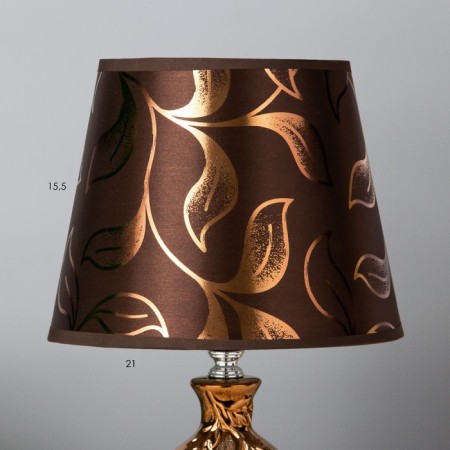 The desktop lamp with the lampshade E14 "Flowering" 33x20x16 cm-3