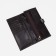 Women's wallet on the button, brown color