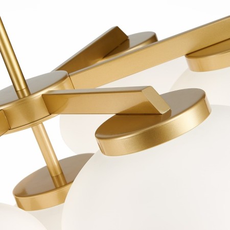 Suspended chandelier ST LUCE. SL1503.203.07. Modica. 7x40 watts, E27, 77x77x61.4 cm, golden color-5