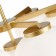 Suspended chandelier ST LUCE. SL1503.203.07. Modica. 7x40 watts, E27, 77x77x61.4 cm, golden color