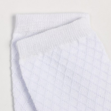 Children's socks, white color/rhombics, rn 16-18-2