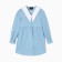 Women's dress with a collar Mist, p.44, light blue