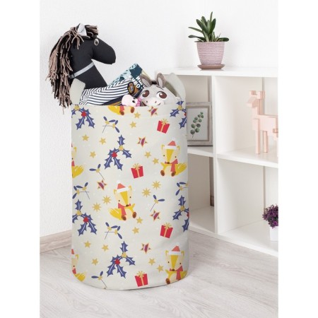Basket for toys "Festive fox, size 40x60 cm
