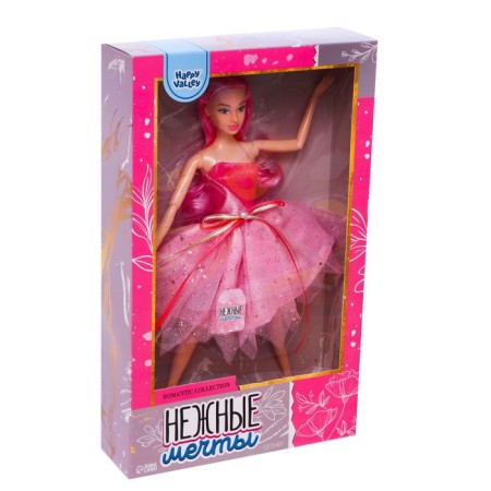 Model doll articular “Tender Dreams” with pink hair-5