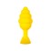 Anal plug Eromantica vikki, bee, silicone, 35x90 mm, yellow color