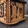 Salt lamp with Dimmer "DOM" Wooden, 1x15W E14, 1-1.3 kg, 16x16x16cm