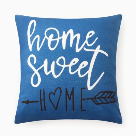 Case on the pillow Ethel "Home" 4 pcs, 40*40 cm, velor 100% p/e-3