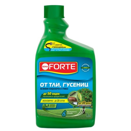 Protection means of Bona Forte concentrate from aphids, caterpillars, additional. bottle, 1 l